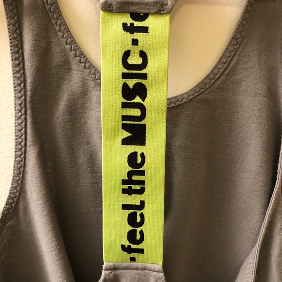 Grey Racerback Zumba Tank Top - Picture 8 of 8